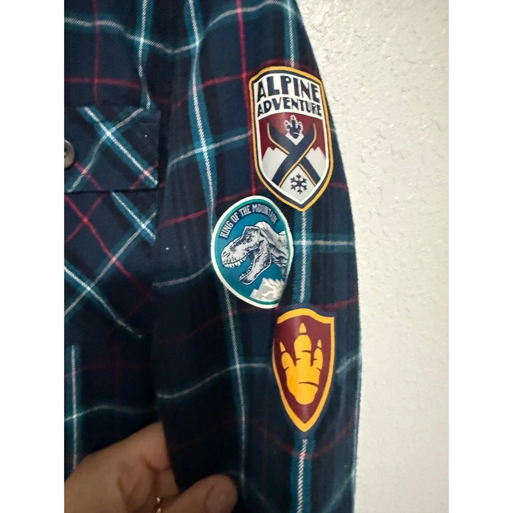 Kids Boys 365‎ Kids from Garanimals Plaid Sherpa Lined Jacket Size 7